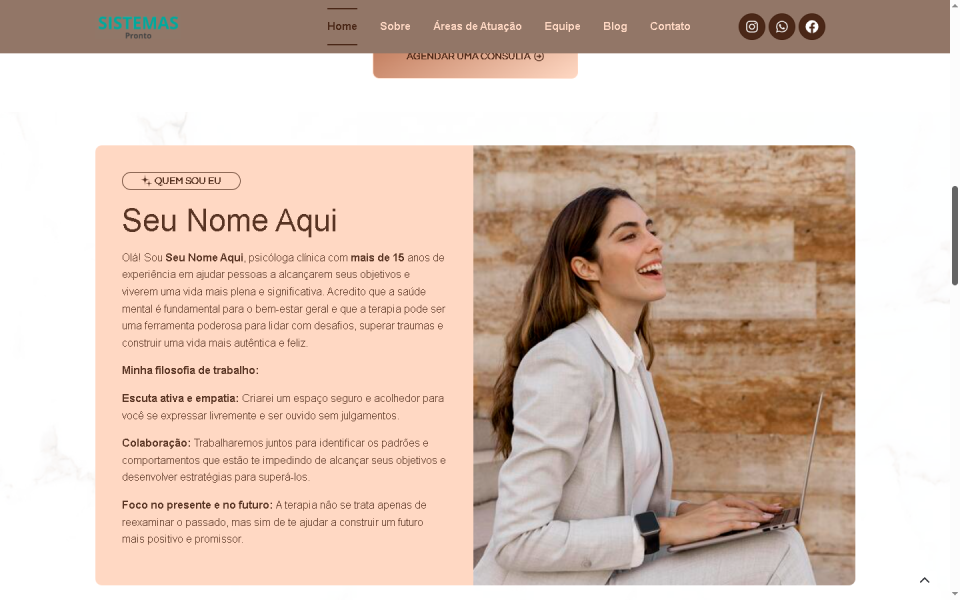 Landing Page para Psicólogo
