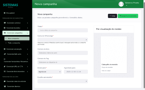 Sistema Completo Crm E Marketing Whatsapp 8