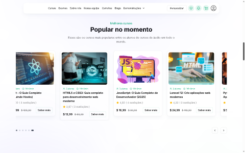 Sistema de Gestão de Aprendizagem (LMS) Laravel 9
