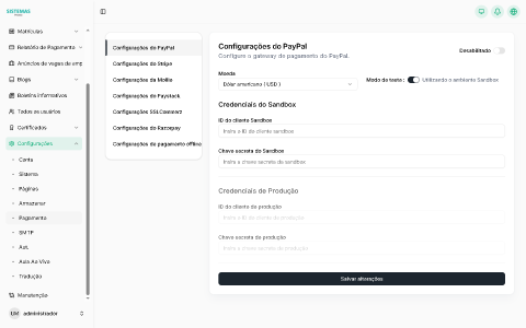 Sistema de Gestão de Aprendizagem (LMS) Laravel 5