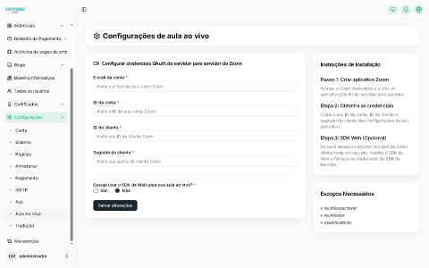 Sistema de Gestão de Aprendizagem (LMS) Laravel 4