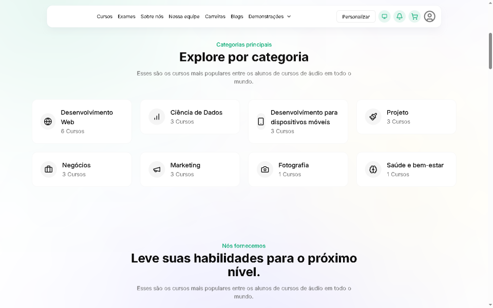 Sistema de Gestão de Aprendizagem (LMS) Laravel