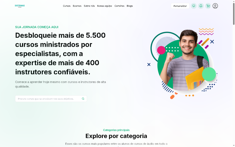 Sistema de Gestão de Aprendizagem (LMS) Laravel