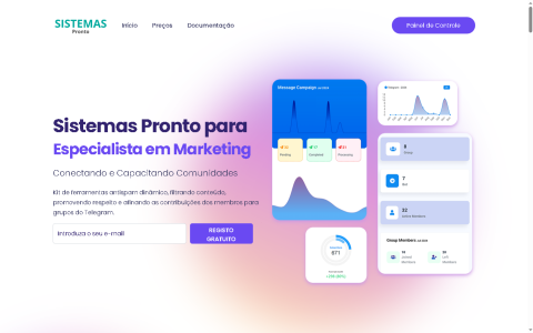 Sistema de Gerenciamento de Grupos Telegram SaaS 9