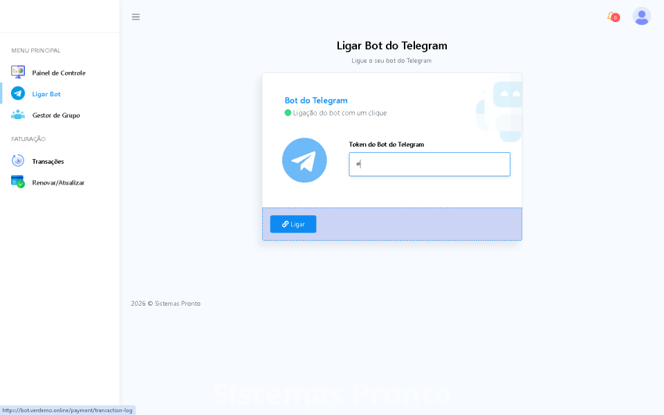 Sistema de Gerenciamento de Grupos Telegram SaaS