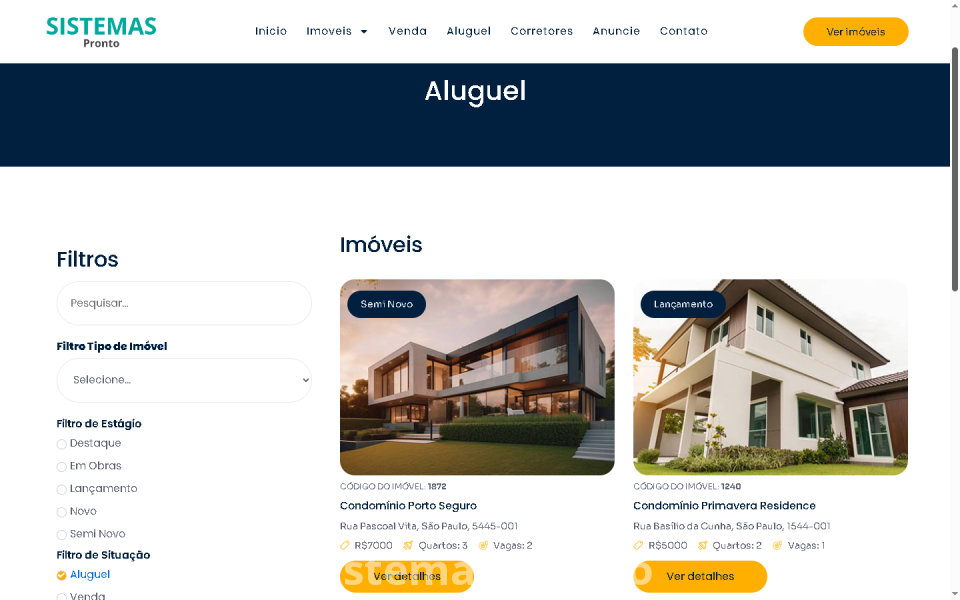Site Imobiliário WordPress  100% Editável