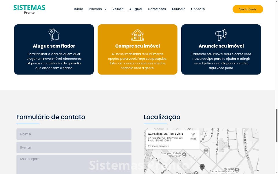 Site Imobiliário WordPress  100% Editável