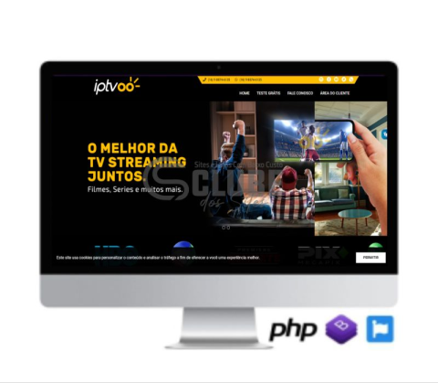 SCRIPT SITE PRONTO PARA IPTV EM PHP